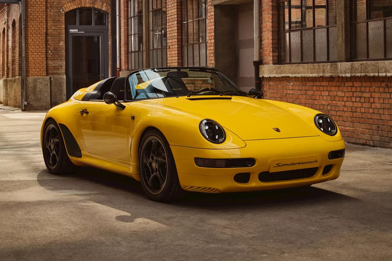 Third-ever 993 Speedster unveiled in Monterey