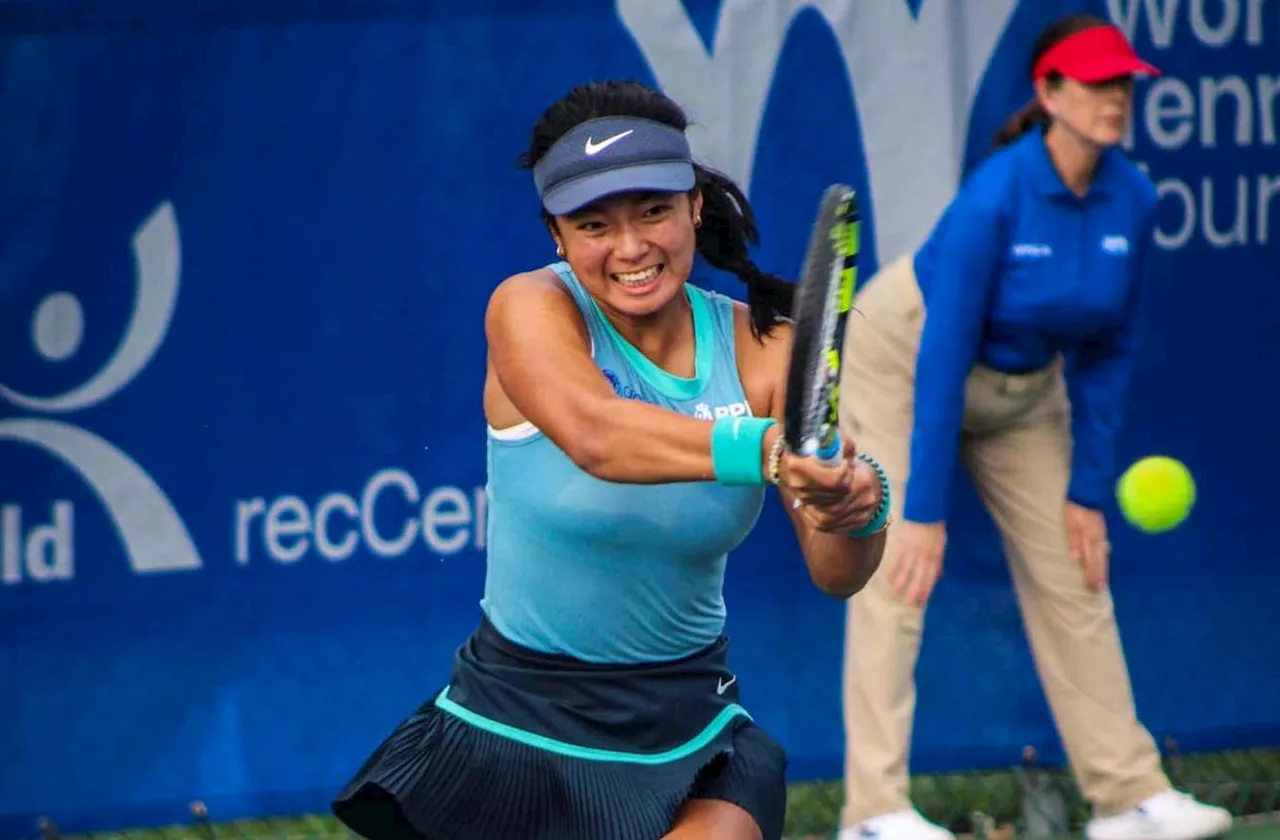 Alex Eala blows quarters lead, exits ITF W100 Cary