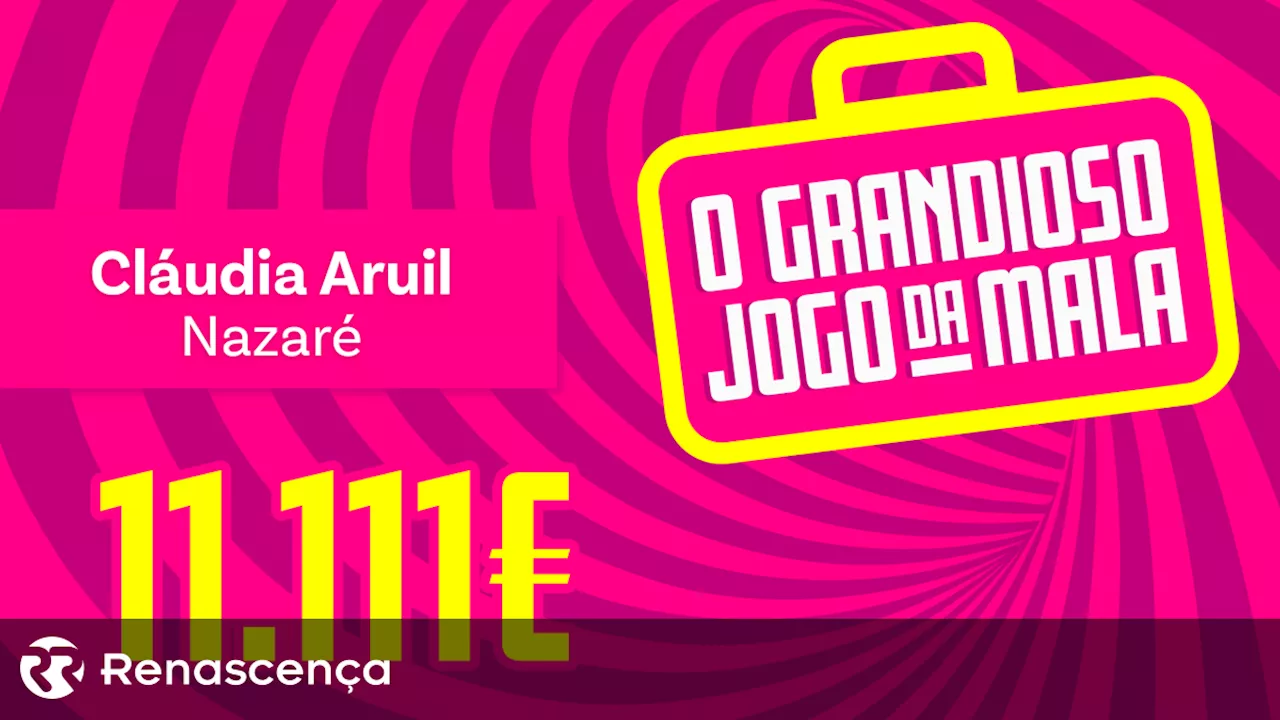 Já pôs o alarme para ganhar o Grandioso Jogo da Mala?