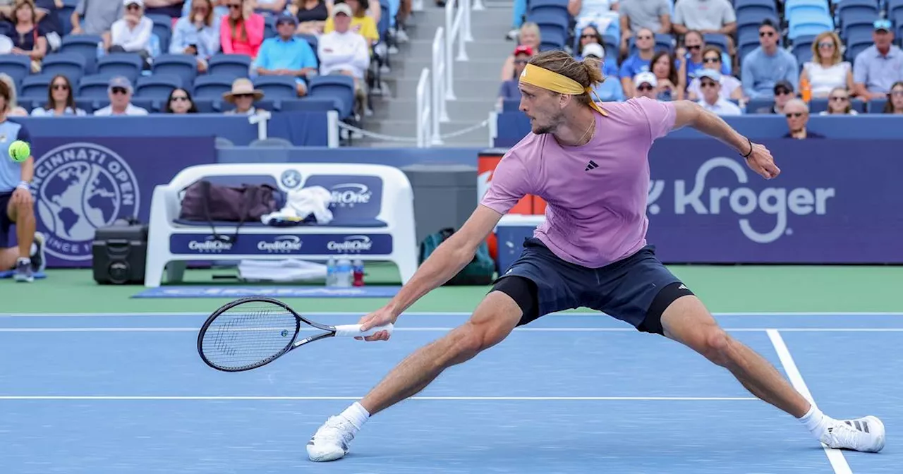 Tennis: Alexander Zverev kämpft sich ins Viertelfinale von Cincinnati