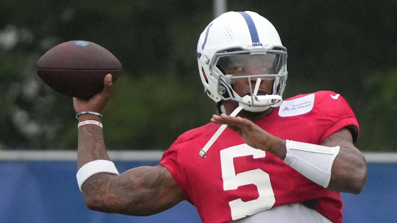 Colts' Anthony Richardson 'Dotting It Up' in 11-on-11 Sessions of Camp