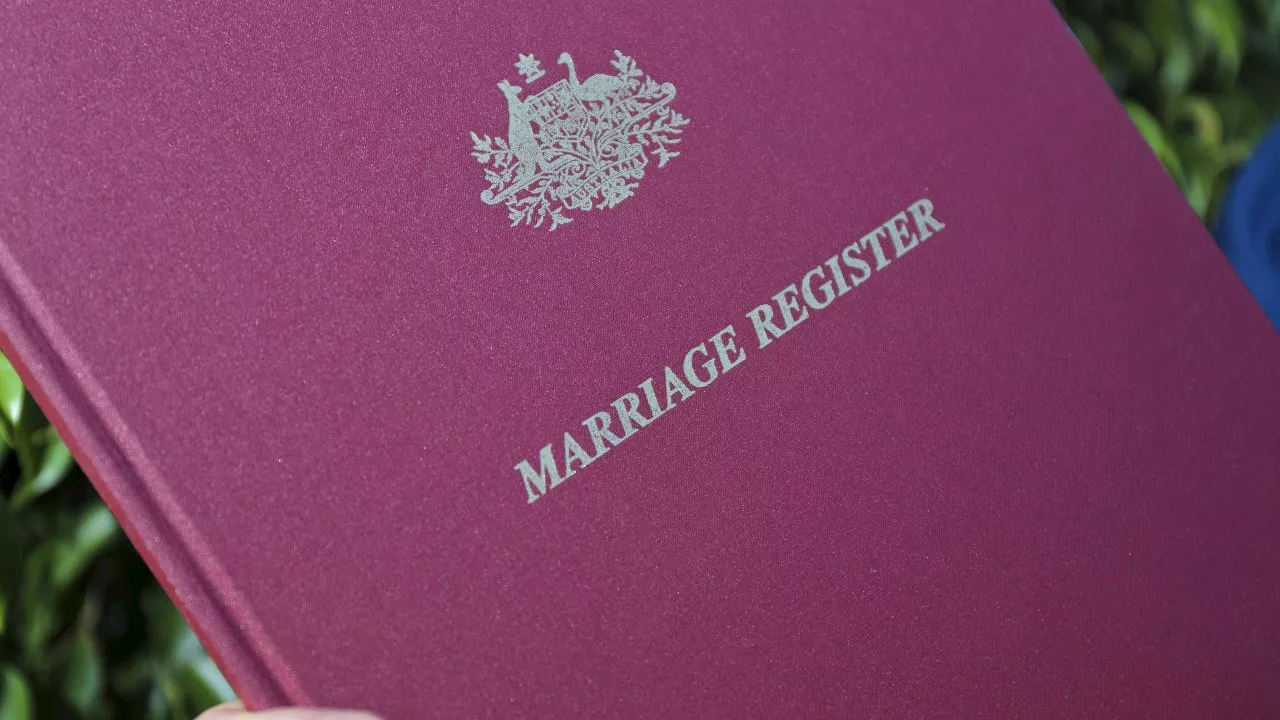 Registered marriages decline in all but two Australian states