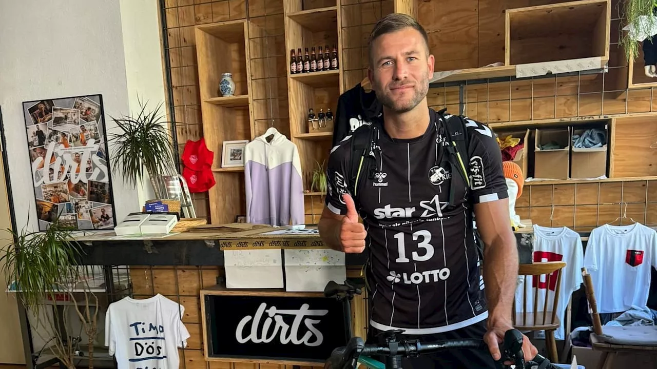 THW Kiel: Zum Abschied von Steffen Weinhold: Kumpel radelt 630 Kilometer