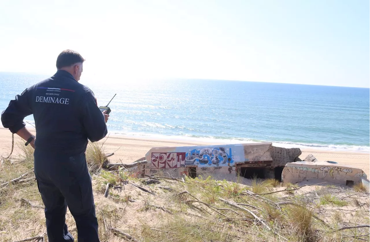 Landes : une grenade découverte sur une plage de Biscarrosse, les démineurs interviennent