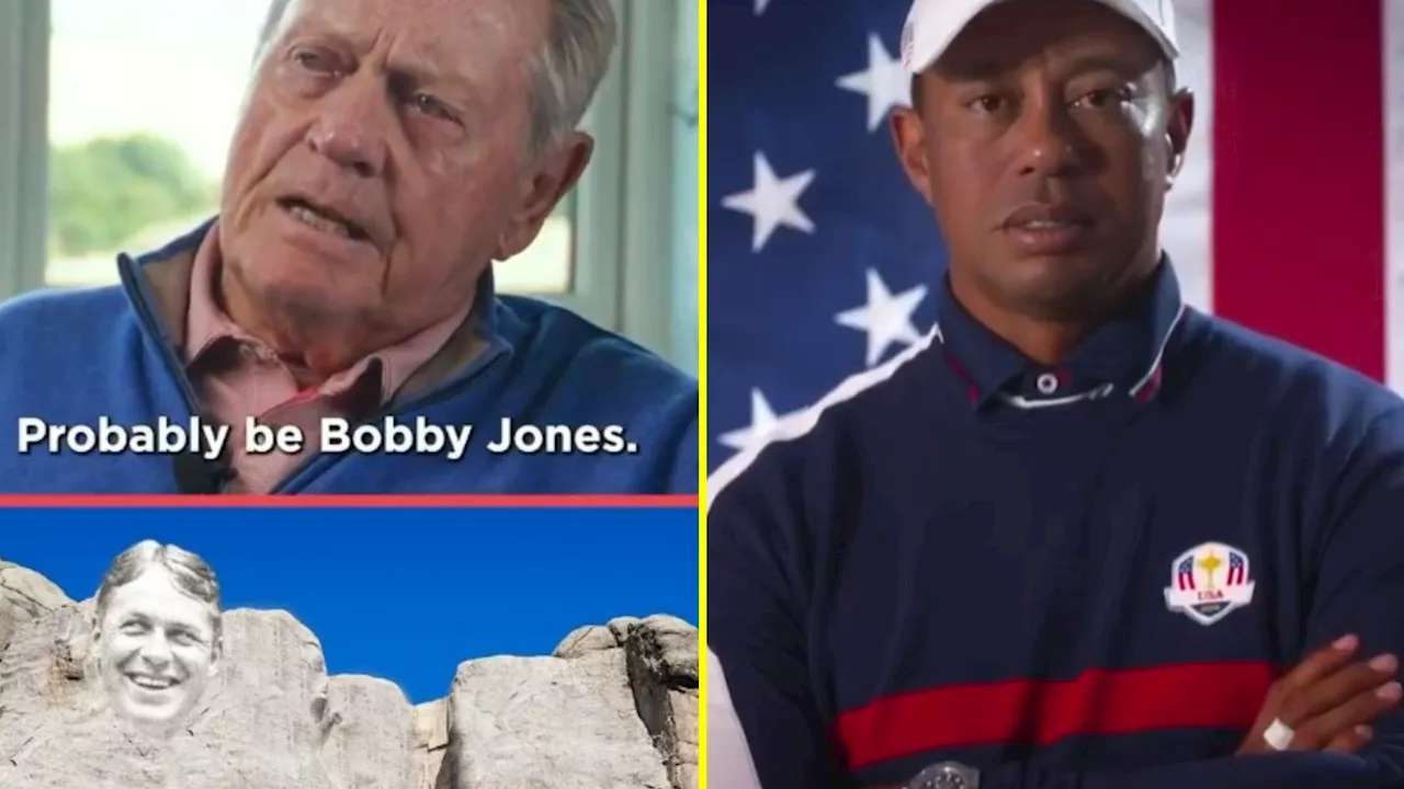 Fans think iconic golfing legend made a stunning omission when building a Mount Rushmore of golf that...