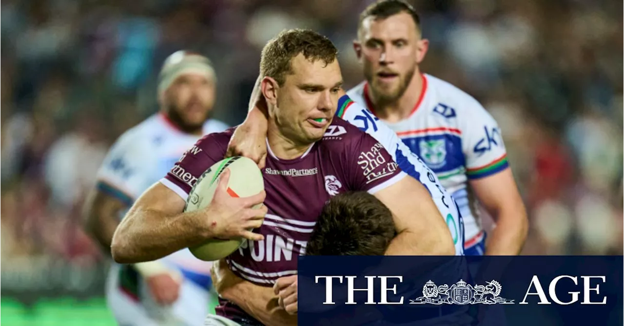 Sea Eagles ‘win ugly’ against Warriors to close in on finals berth