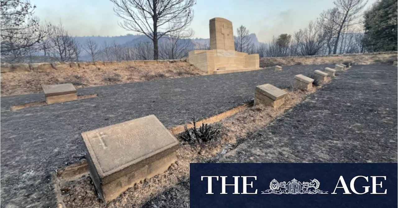 Wildfires across Turkey threaten Anzac graves on Gallipoli peninsula