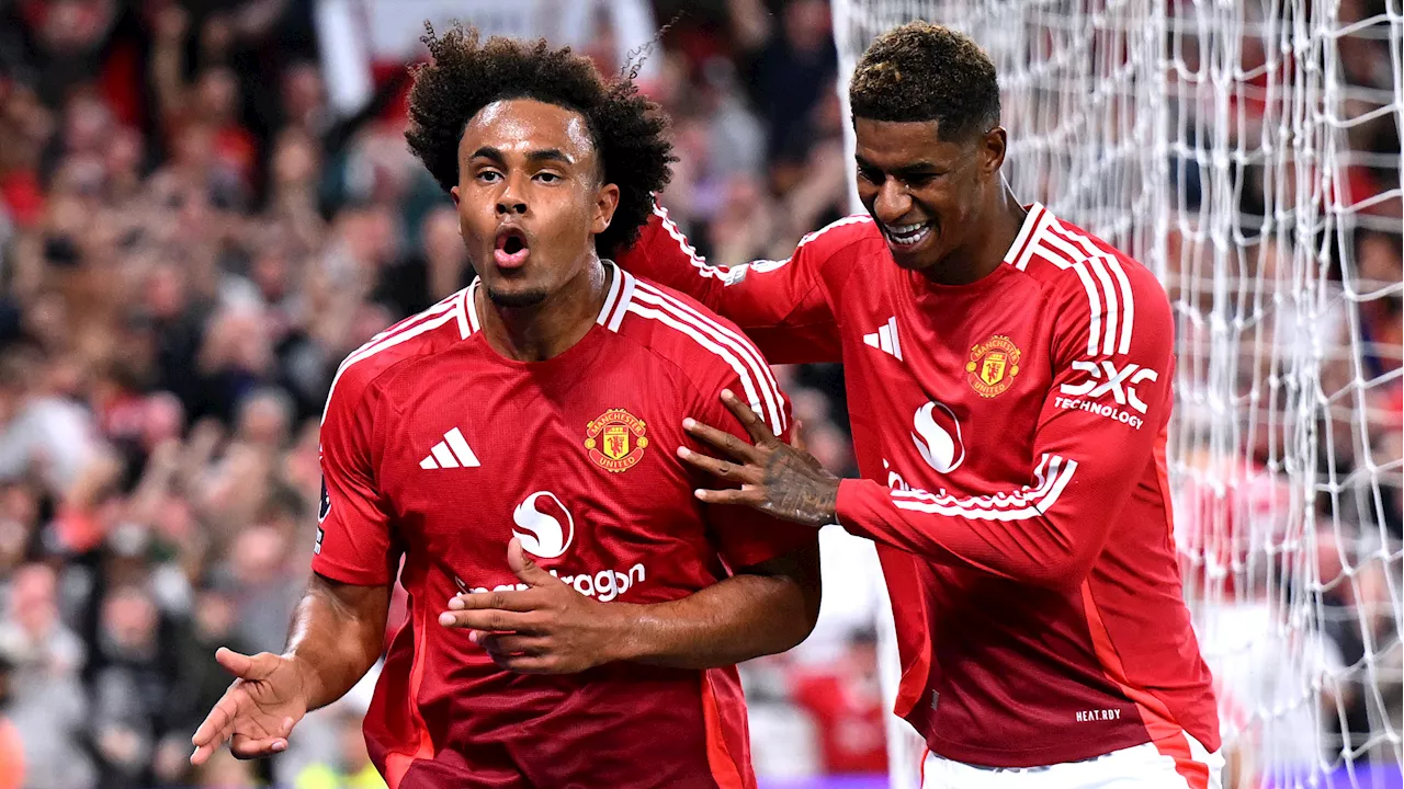 Zirkzee's debut goal seals late win for United over Fulham in EPL opener