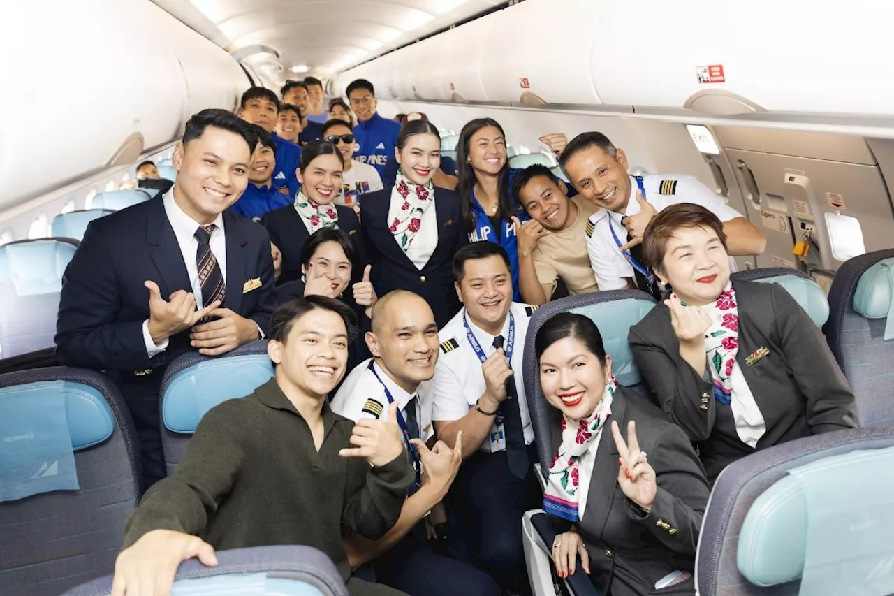 PAL flies Filipino athletes home on special Paris 2024 Olympics flight