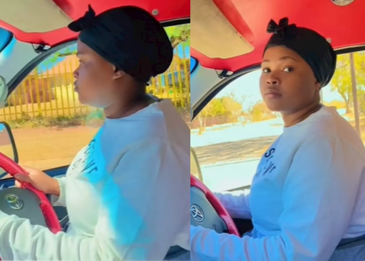 EISH WENA: Makoti captured showing off her taxi-driving skills