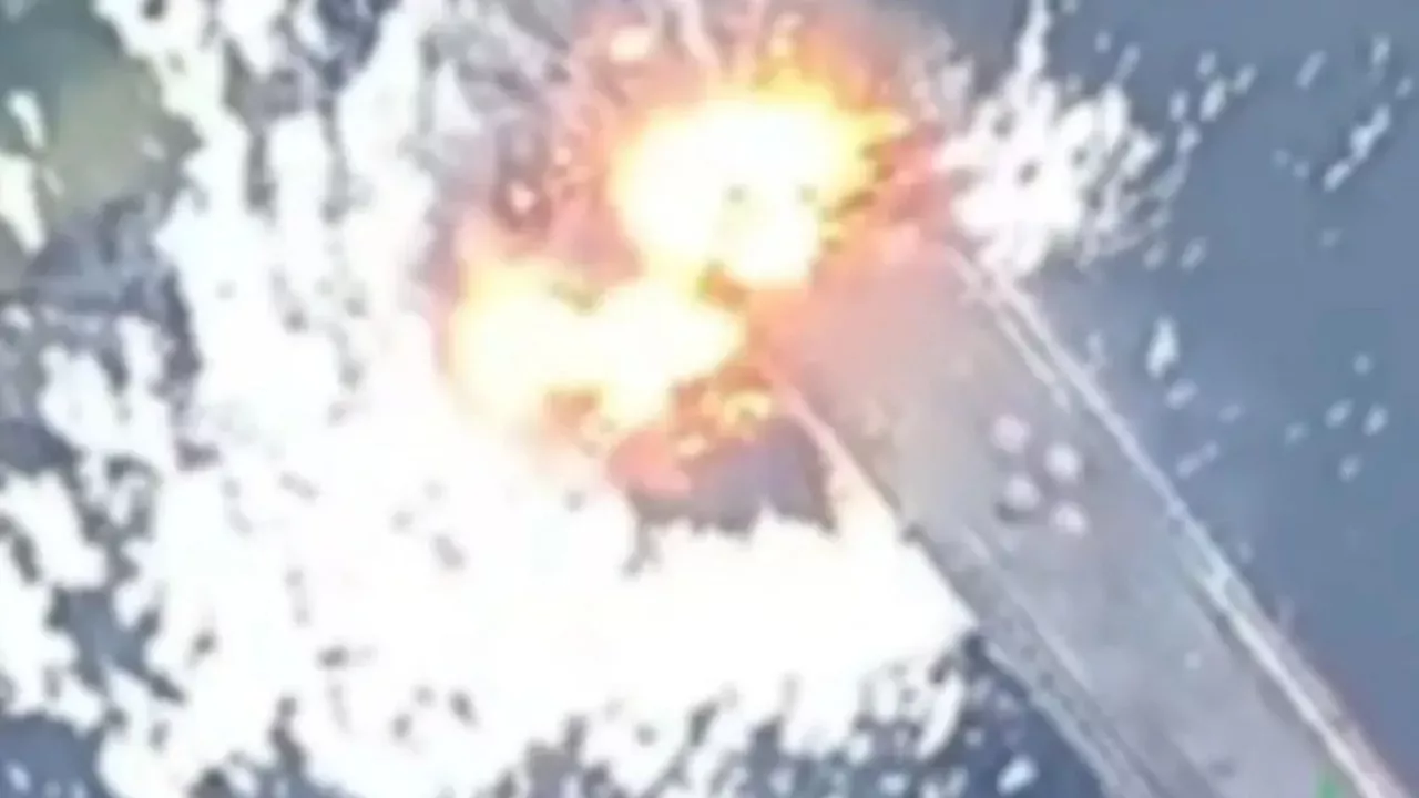 Dramatic moment Ukraine destroys key Russian bridge in Kursk delivering yet ANOTHER huge blow to Putin...