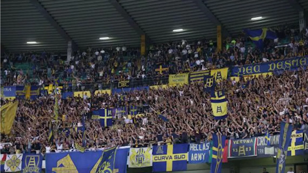 Domenica Hellas Verona-Napoli, niente biglietti ai residenti in Campania