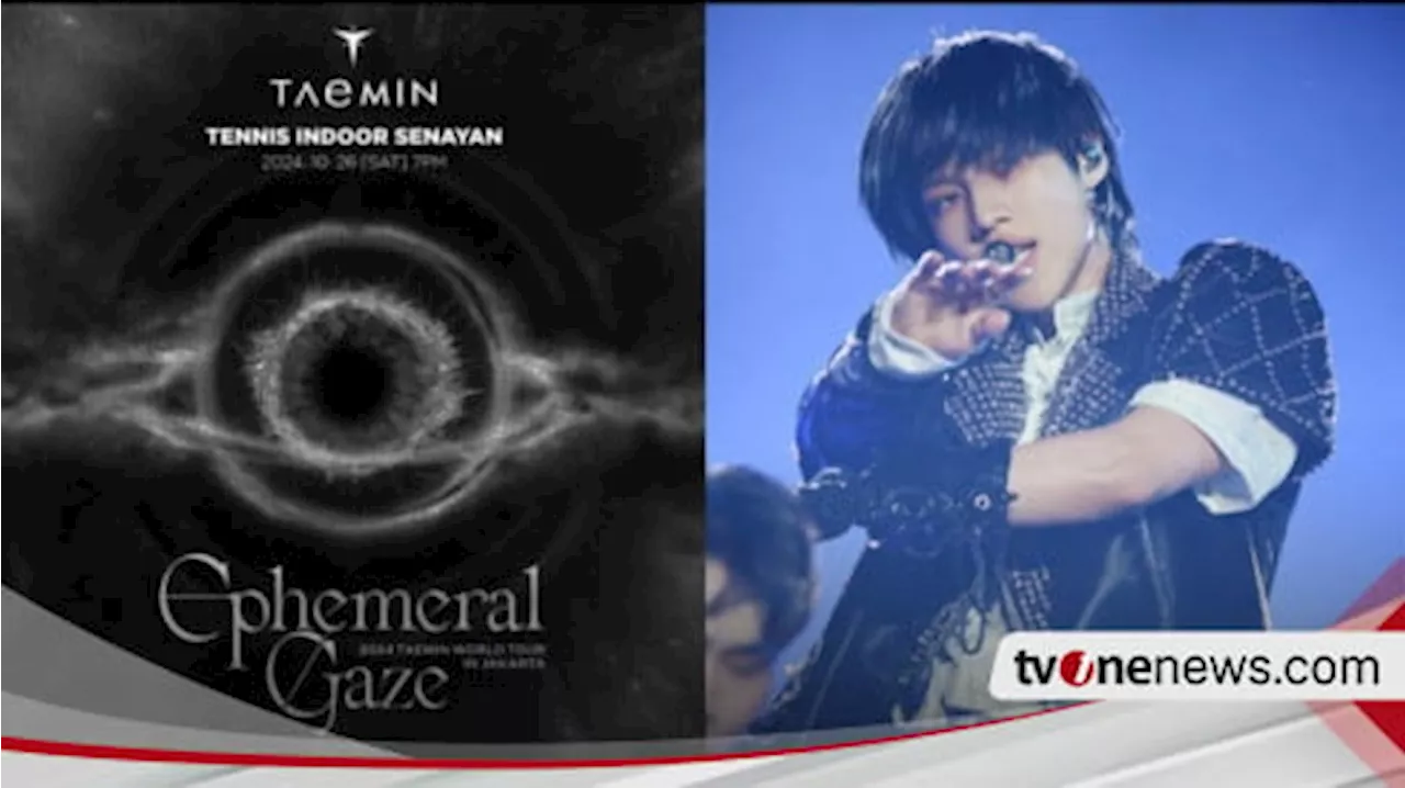 Pesona Taemin dalam Konser 'Ephemeral Gaze' di Jakarta