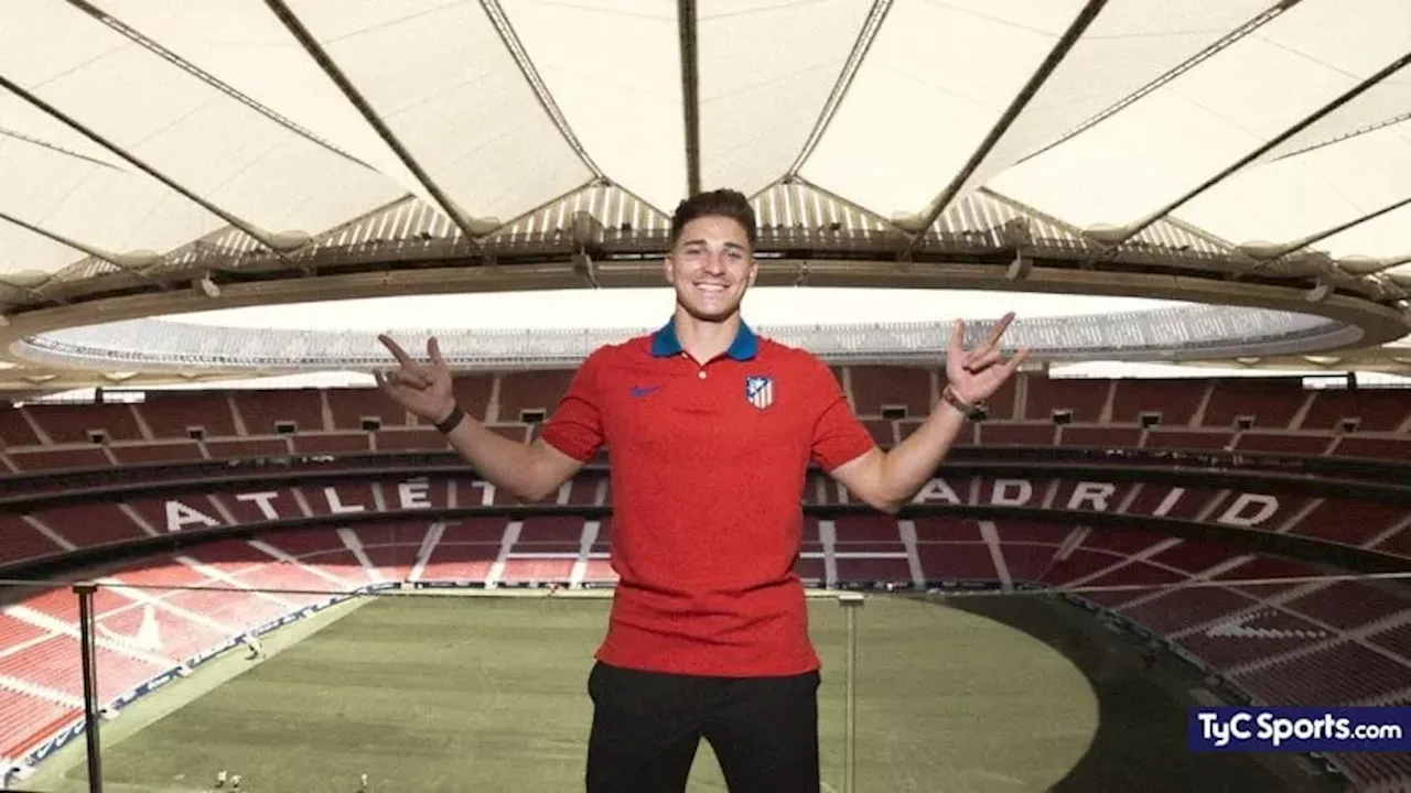 Julián, en su presentación en Atlético Madrid: 'Necesitaba un cambio'