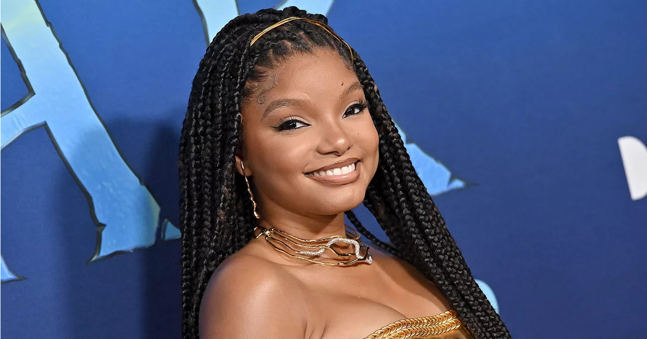 Halle Bailey and Son Halo Twin in Denim Outfits at Bruno Mars Concert