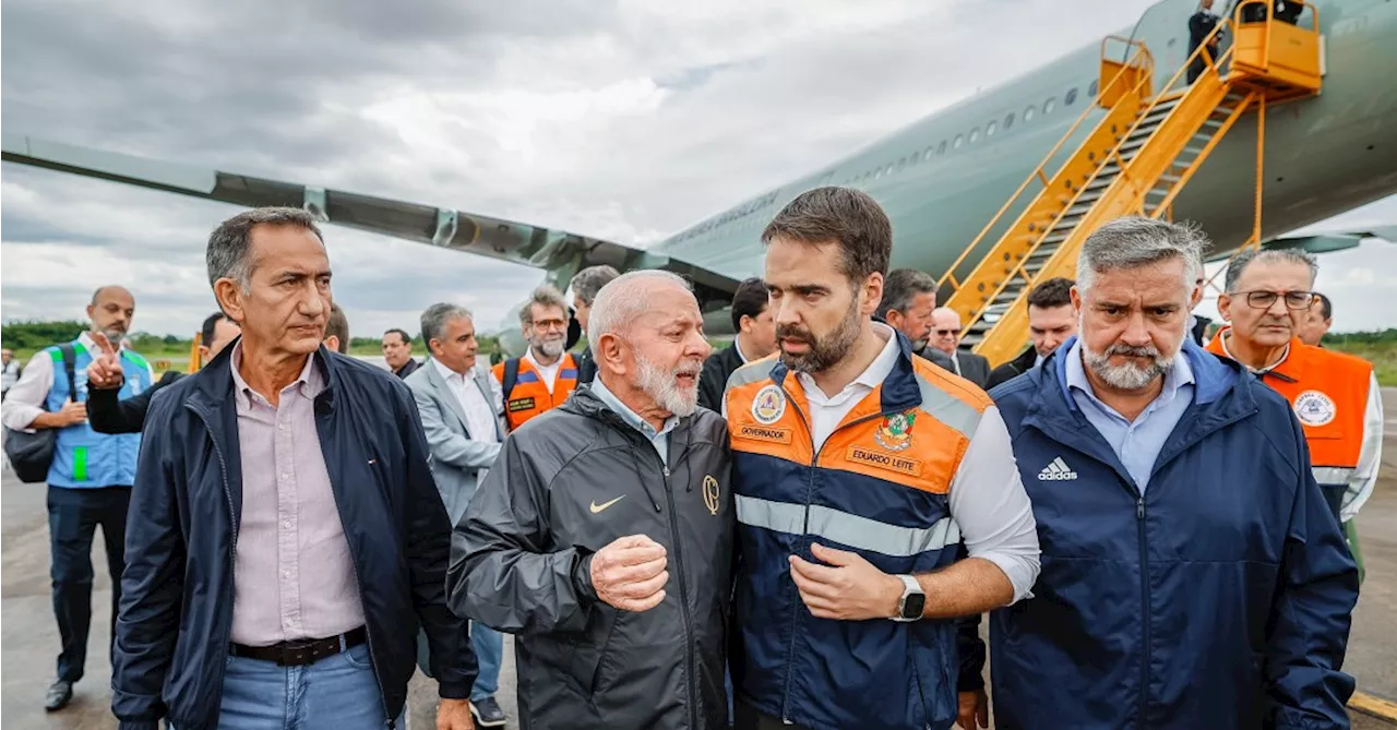 No RS, Lula diz ficar incomodado com Eduardo Leite: “devia me agradecer”
