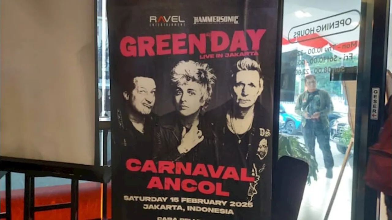 Green Day Bakal Konser di Jakarta Februari 2025, Cek Harga Tiket dan Jadwal Pembeliannya