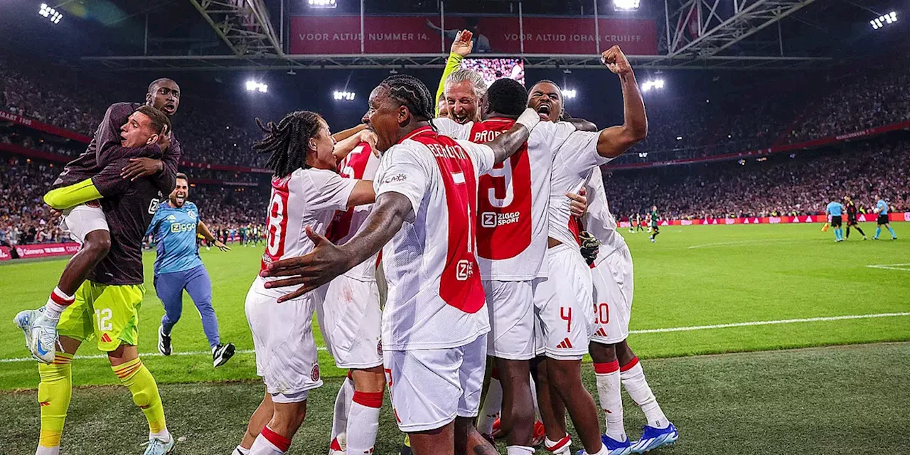 Kranten komen woorden tekort na 'bizarre' Ajax-climax: 'Ongekend, zelden vertoond'