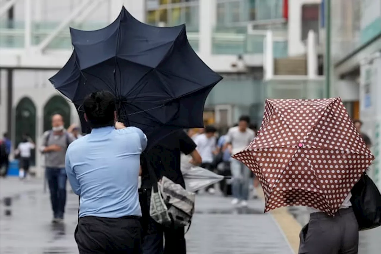 Flights and trains canceled in Tokyo area as a strong typhoon swerves nearby