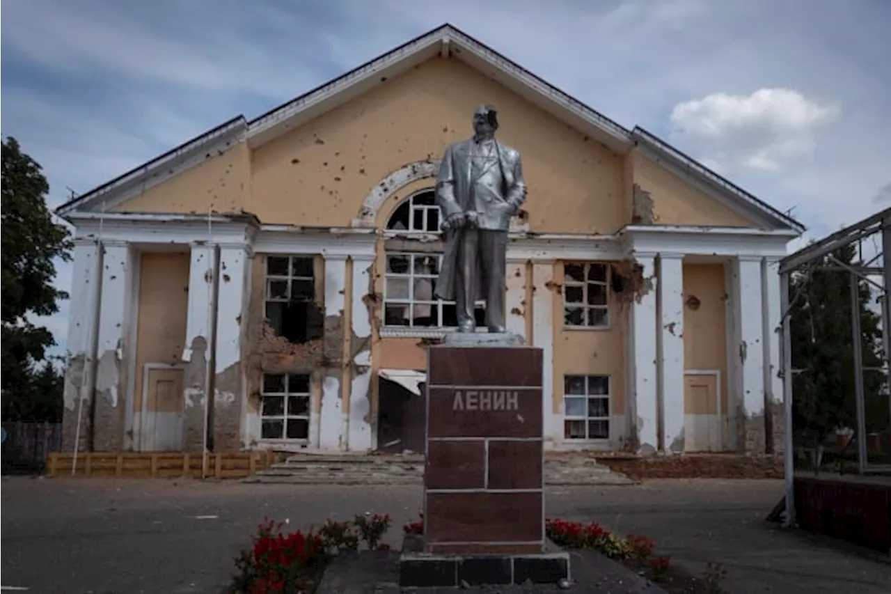 Ukrainian forces left a path of destruction on their march to the Russian town of Sudzha