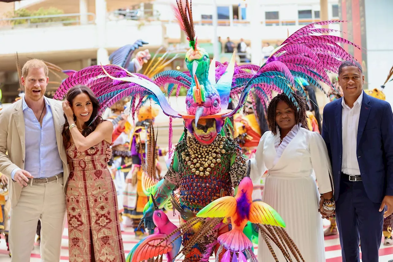 Con visitas académicas y muestras artísticas, inició gira de duques de Sussex en Colombia