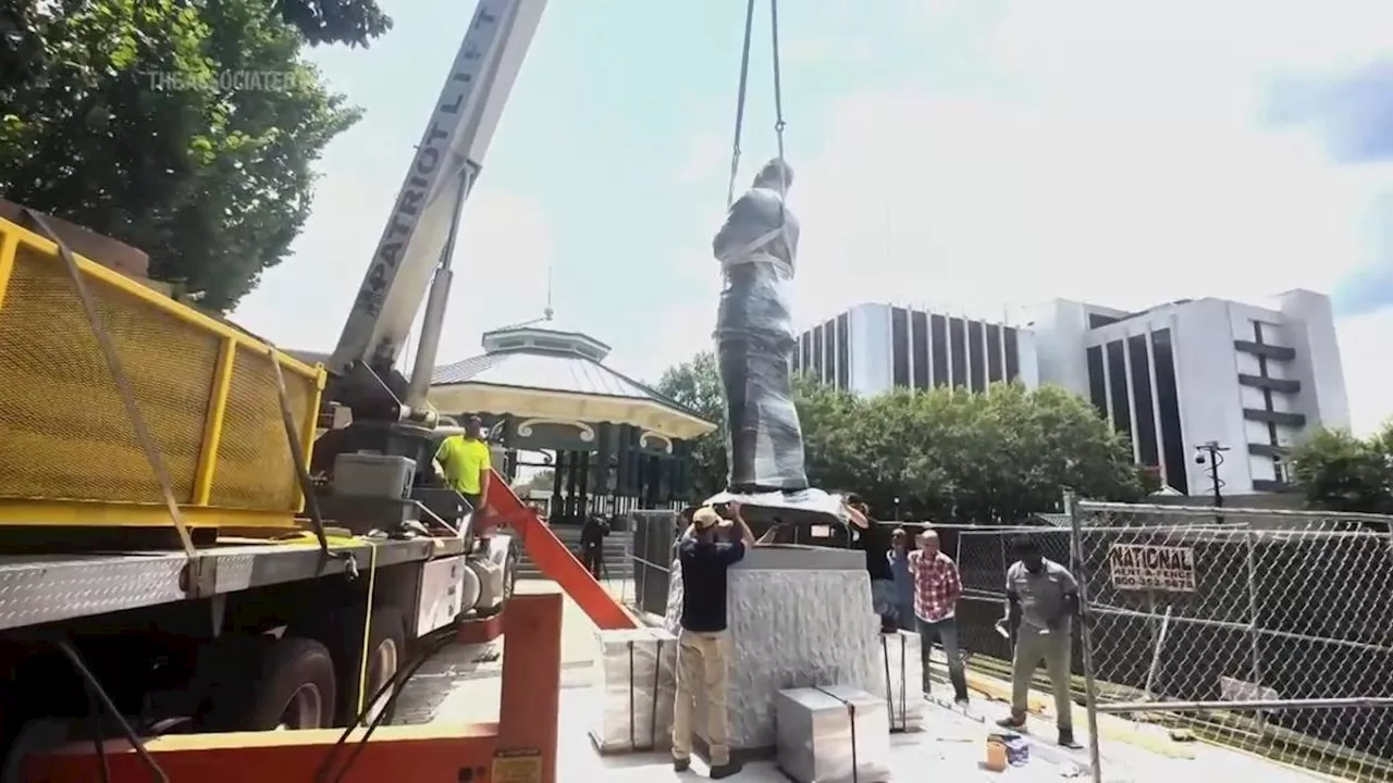 John Lewis statue replacing Confederate monument in Georgia city