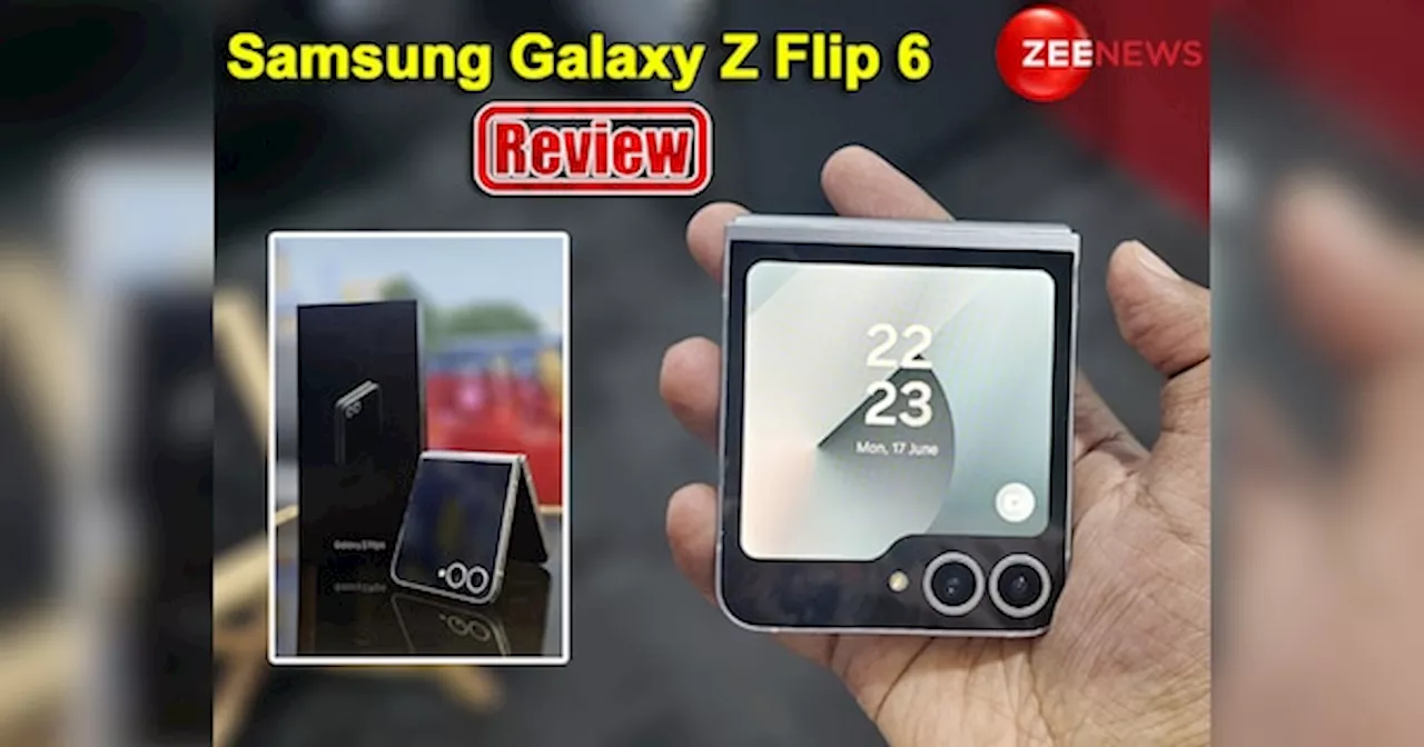 Samsung Galaxy Z Flip 6 Review: 1.10 लाख रुपये में खरीदना चाहिए या नहीं? जानिए हर चीज डिटेल में