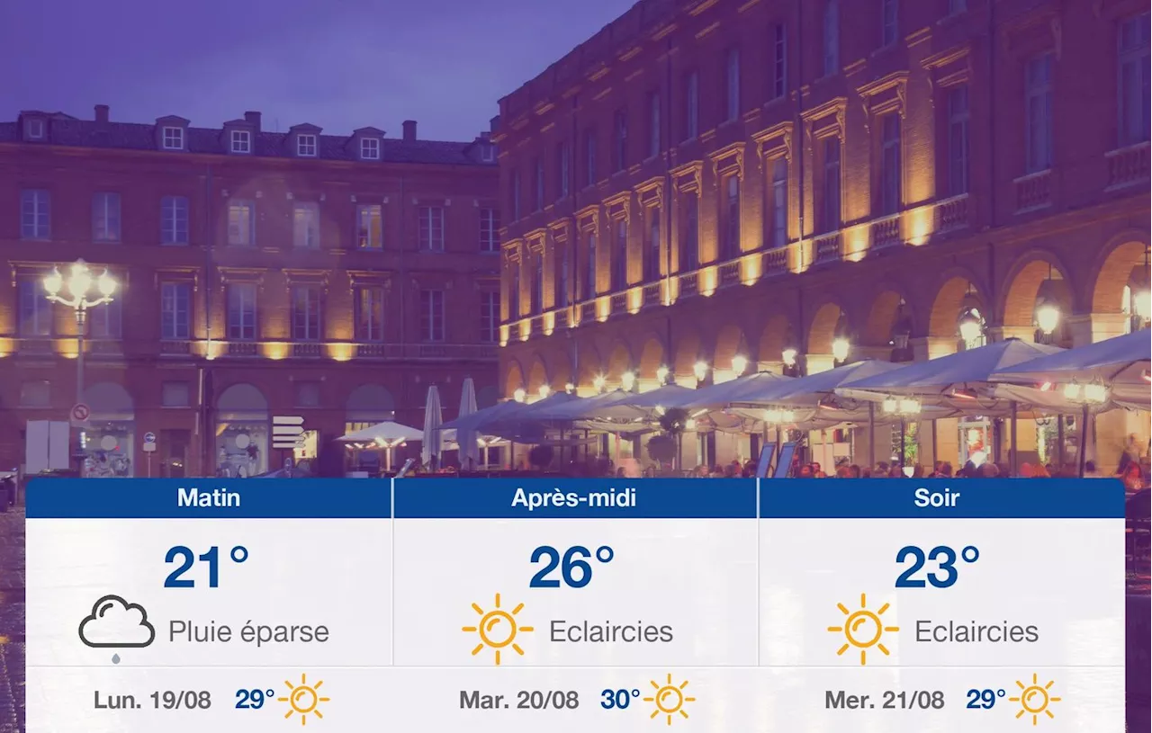 Météo Toulouse: prévisions du dimanche 18 août 2024