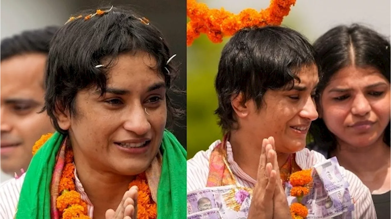 Vinesh Phogat: 'उन्होंने गोल्ड नहीं दिया तो क्या...', ग्रैंड वेलकम देख इमोशनल हुईं विनेश फोगाट, VIDEO