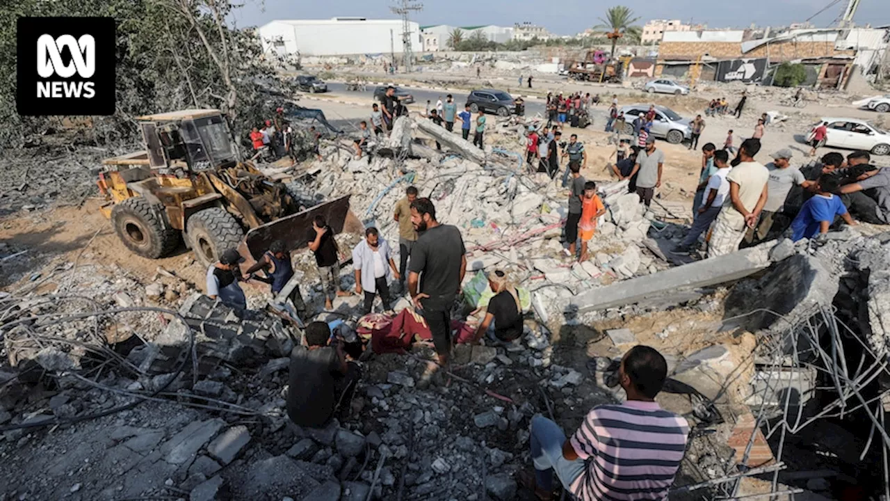 Central Gaza and southern Lebanon hit by Israeli strikes with 25 people dead