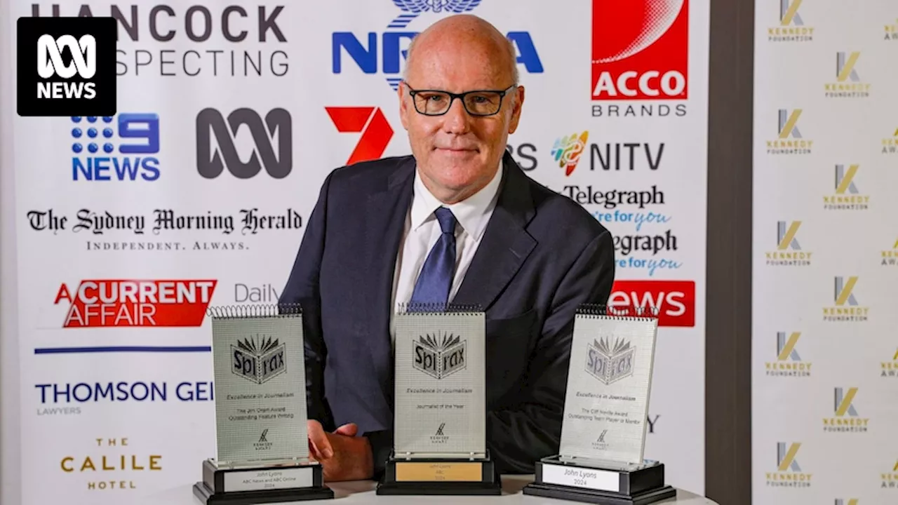 John Lyons named Journalist of the Year at 2024 Kennedy Awards