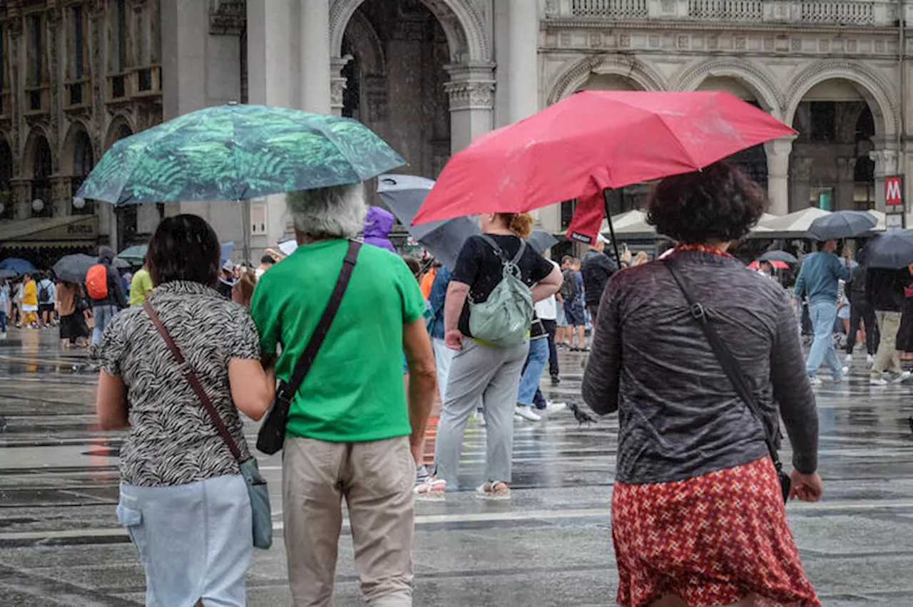 Una perturbazione spazza via il caldo dell'anticiclone africano