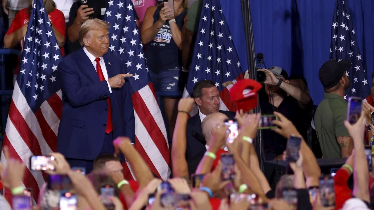 Trump swerves from economic message, tells Pennsylvania crowd he’s ‘better looking’ than Harris