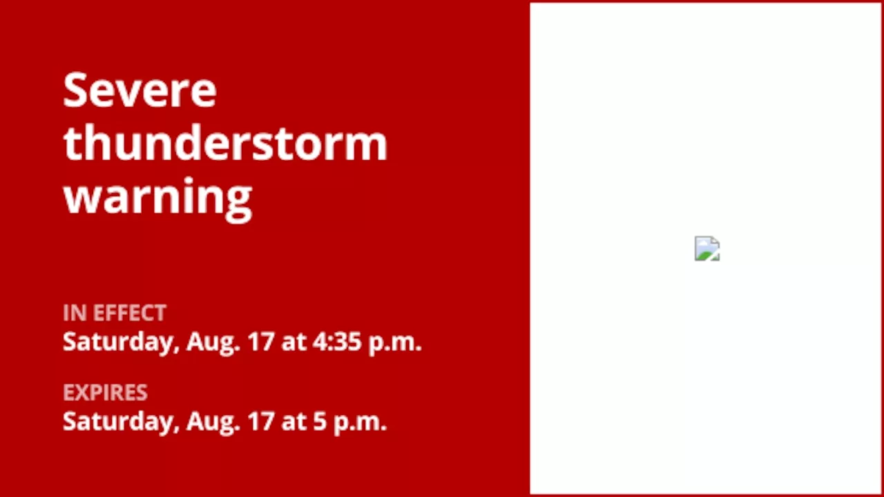 Update: Thunderstorms with penny-sized hail and damaging winds in Chilton and Coosa counties Saturday