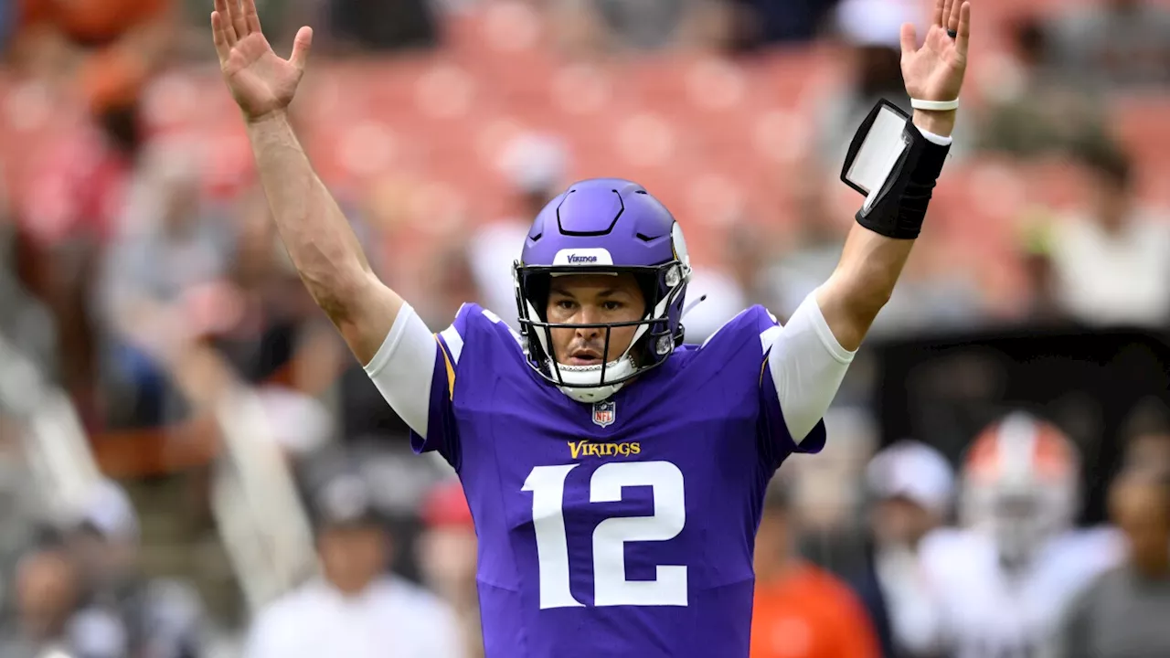 Backup QB Nick Mullens throws TD pass in Vikings' 27-12 win over Browns in battle of roster reserves