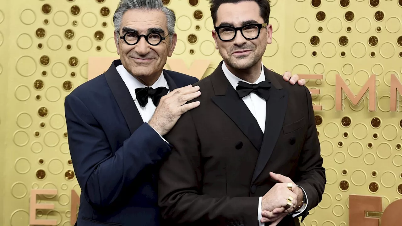 Eugene and Dan Levy will be the first father-and-son co-hosts of the Emmys