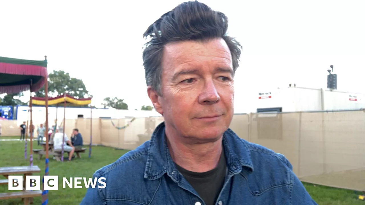 Rick Astley 'just happy to be performing' at Camp Bestival