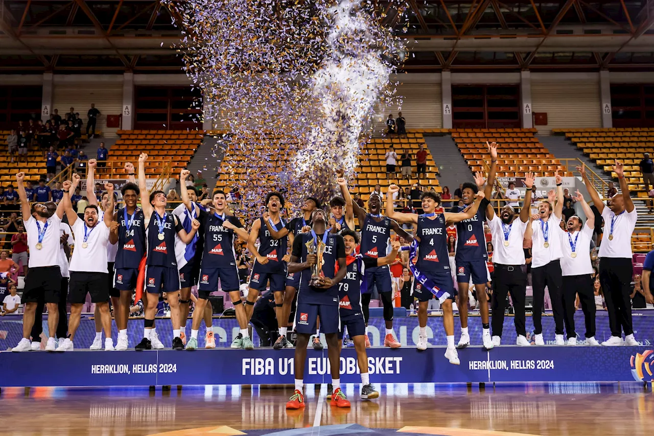 L’équipe de France U16 masculine sacrée championne d’Europe pour la première fois depuis 2017 !