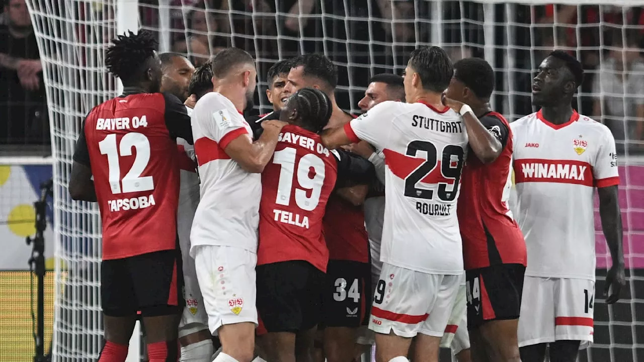 Leverkusen gegen Stuttgart: Super-Zoff nach dem Supercup