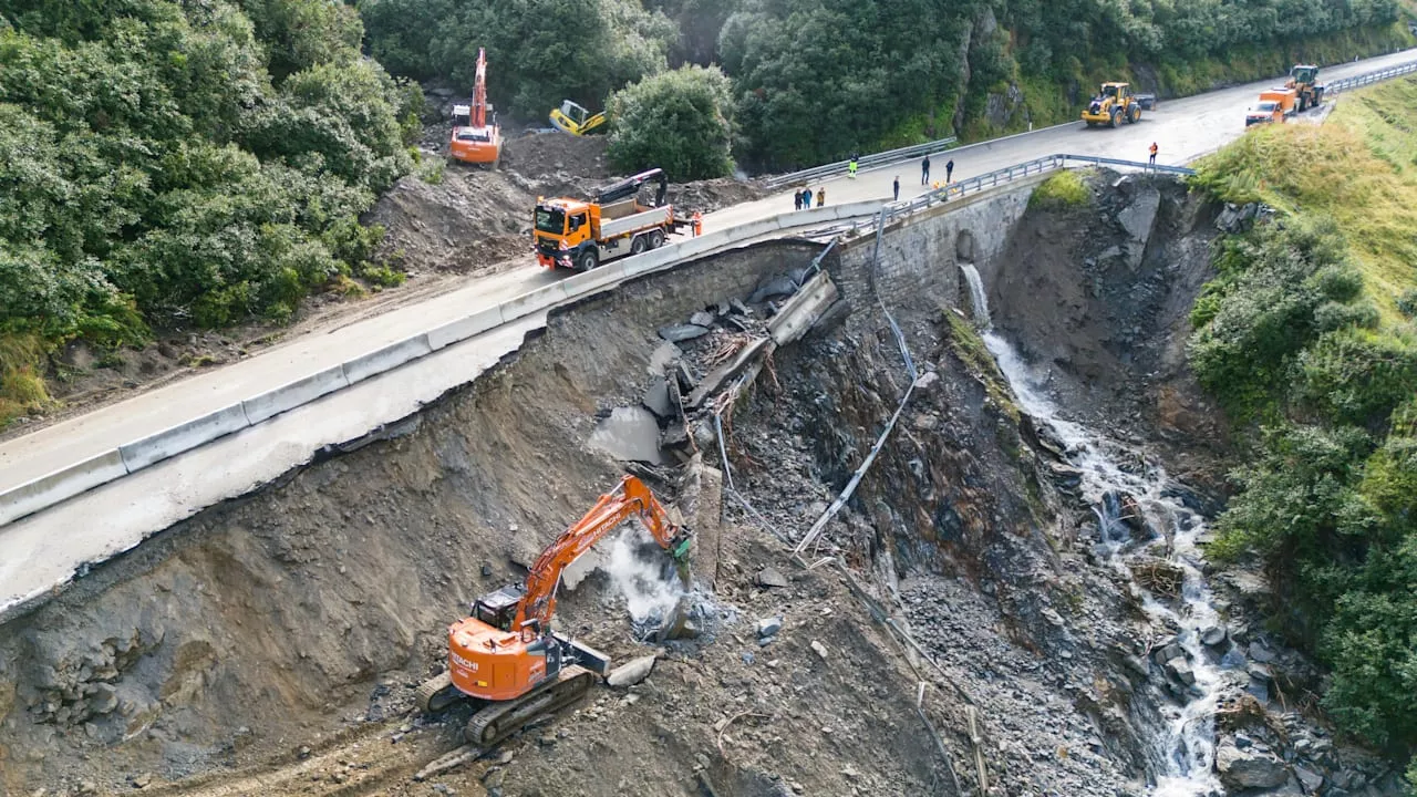 Österreich: Arlberg-Route wegen Erdrutschen nach Unwetter gesperrt