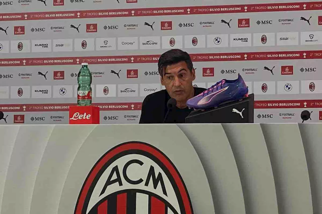 Come il Milan di Pioli, Fonseca: “Ecco la mia idea. Vi spiego l’assenza di Hernandez”