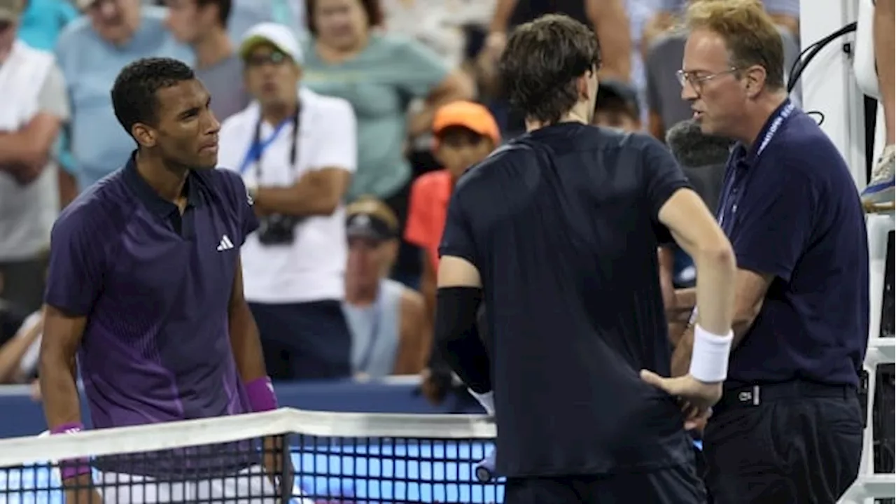 'Ridiculous' call eliminates Felix Auger-Aliassime at Cincinnati Open