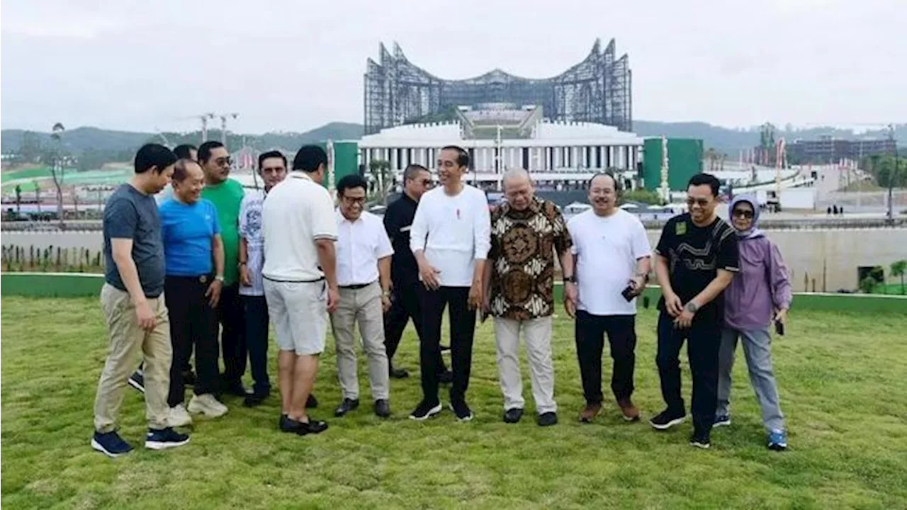 Momen Jokowi Jadi 'Tour Guide' Dadakan di IKN Buat Cak Imin Dkk