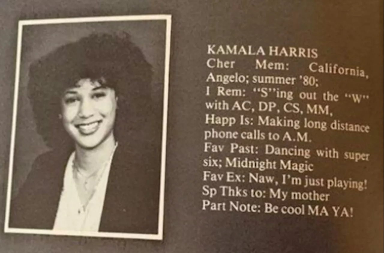 L'adolescence canadienne de Kamala Harris marquée par le mal du pays et la danse