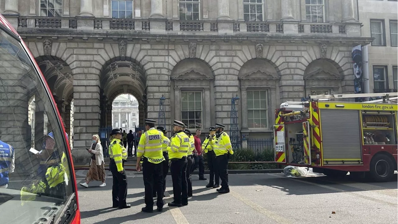 Fire breaks out at London's Somerset House, home to priceless works by Van Gogh, Cezanne