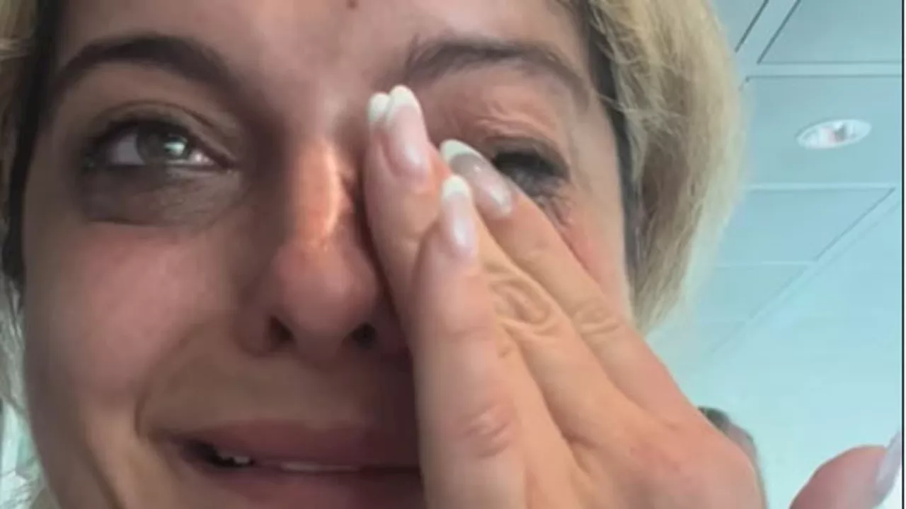 Sobbing Bebe Rexha claims she was 'threatened' at Munich Airport for speaking Albanian in emotional...