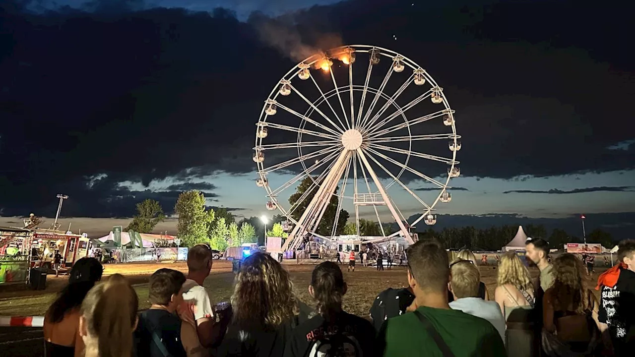 Highfield-Festival: Dutzende Verletzte bei Riesenrad-Brand in Leipzig