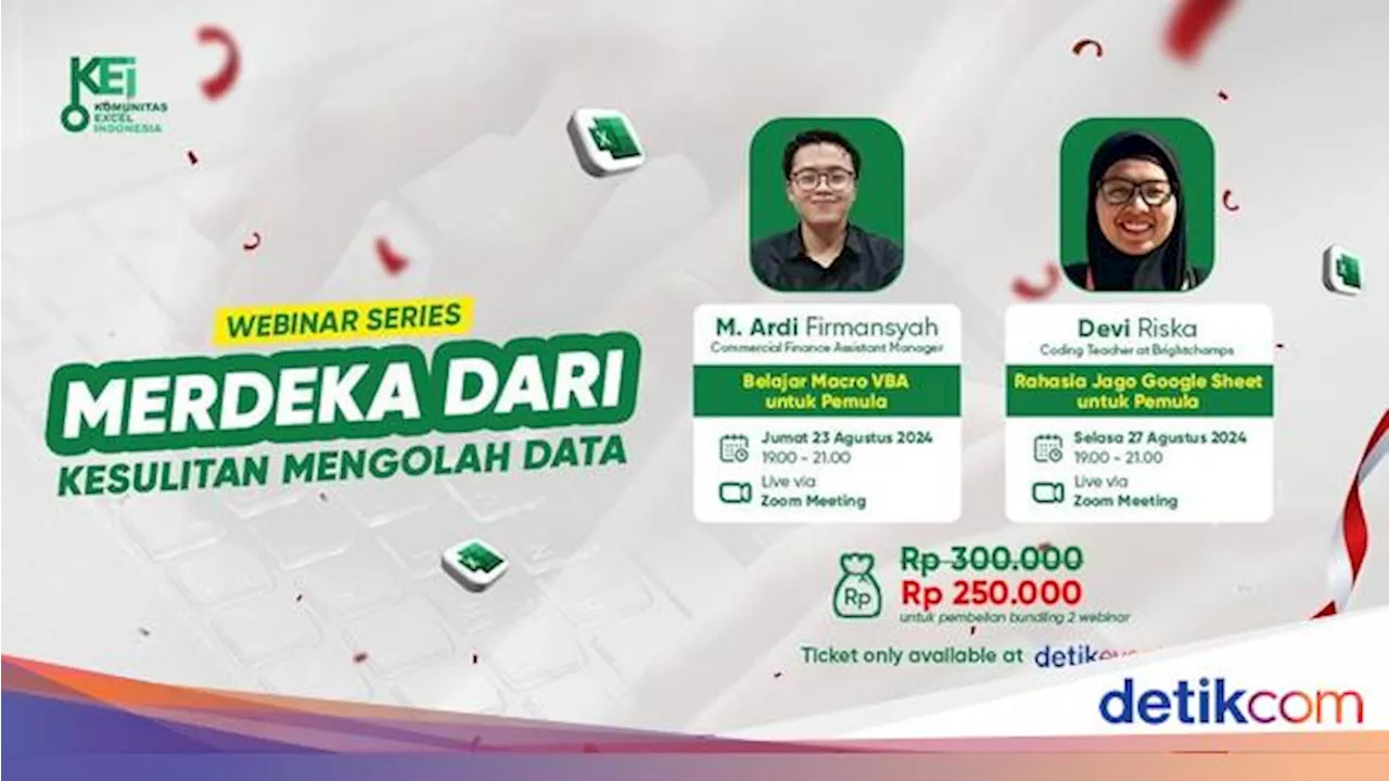 Belajar Olah Data dengan Macro VBA di Kelas Excel KEI, Dapat Sertifikat Gratis!