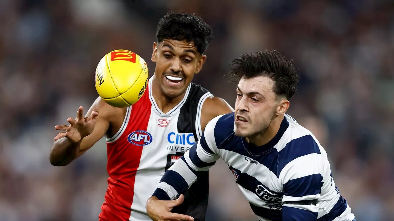 LIVE AFL: Cats press top four claims as dangerous Saints look to cause more havoc