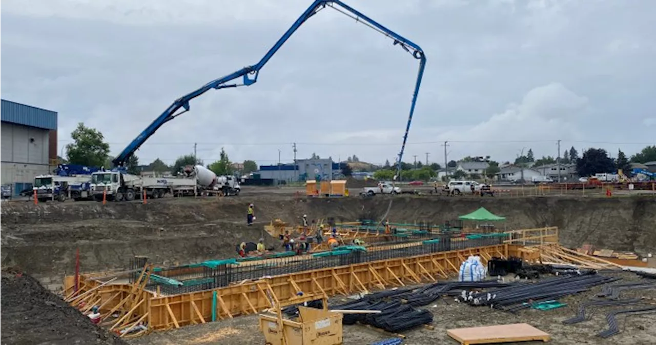 Active Living Centre in Vernon undergoes 1st concrete pour